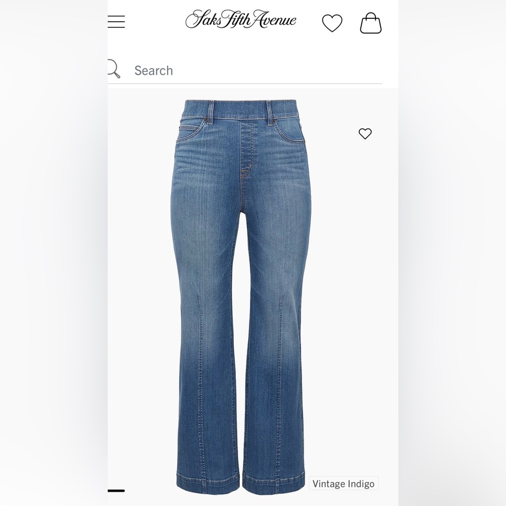 Spanx wide leg front seem Jeans M